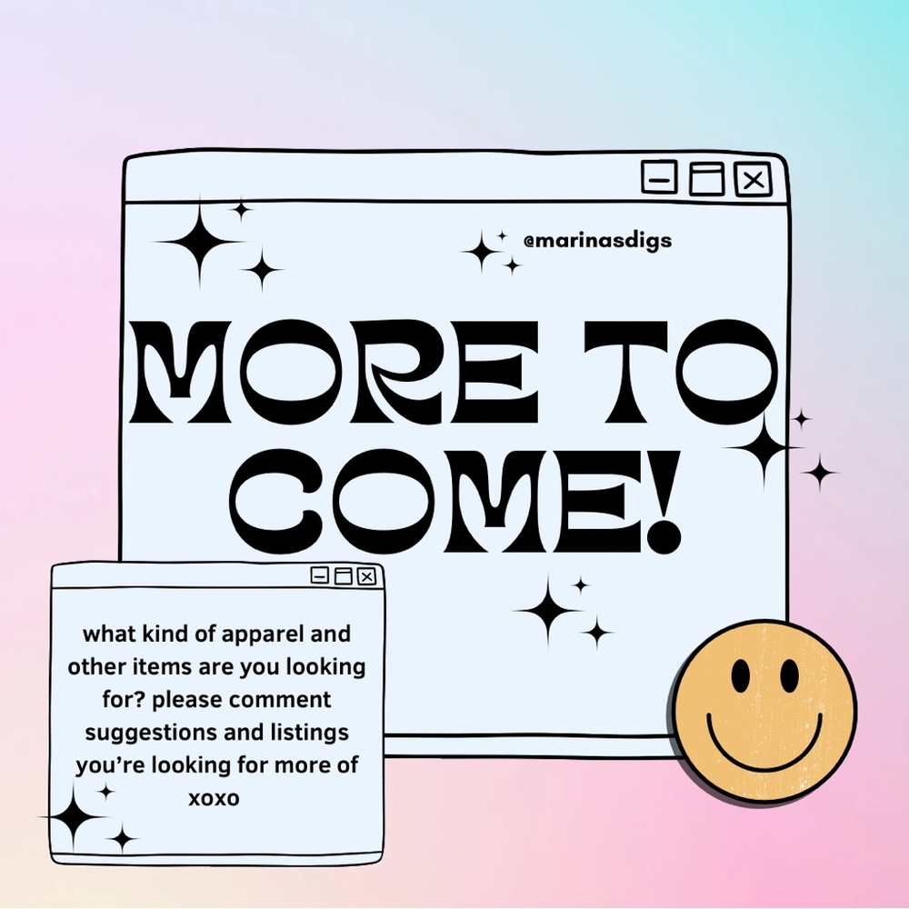More Items Coming Soon! <<Suggestion Box>>